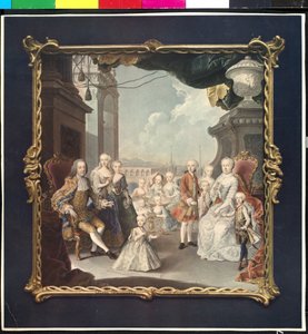 Římskoněmecká císařovna 1717 - 1780 Marie Terezie od Artist Unknown