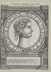 Římský císař Claudius od Artist Unknown