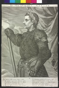 Římský císař Claudius od Artist Unknown