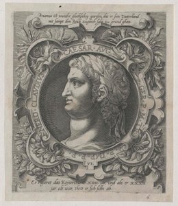 Římský císař Nero (tisk) od Artist Unknown