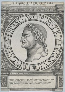 Římský císař Vespasián od Artist Unknown