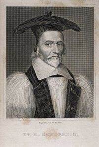 SANDERSON, Robert (1587-1663). Anglický teolog a kazuista. Rytina. od Artist Unknown
