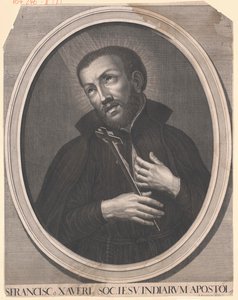 Svatý František Xaverský od Artist Unknown