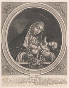 Svatá Rosa z Limy od Artist Unknown