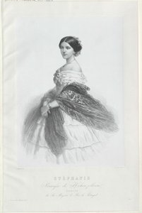 Stephanie Friederike z rodu Hohenzollern-Sigmaringen od Artist Unknown
