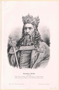 Velký polský král Kazimír III. od Artist Unknown