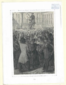 Socha císaře Josefa II. bude s vlajkou vzácná od Artist Unknown