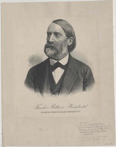 Theodor Ritter Hornbostel (tisk) od Artist Unknown