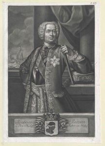 Theodor baron Neuhof od Artist Unknown
