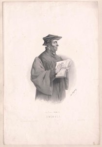 Ulrich Zwingli od Artist Unknown