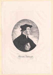 Ulrich Zwingli od Artist Unknown