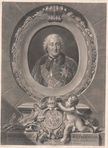 Valdemar hrabě Loewendal (tisk) od Artist Unknown