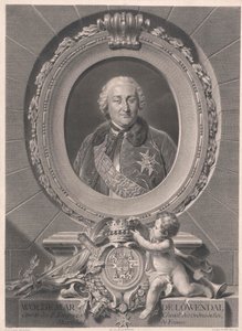 Valdemar hrabě Loewendal (tisk) od Artist Unknown