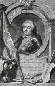WILLIAM IV (1711-1751). První dědičný nizozemský vládce. Rytina. od Artist Unknown