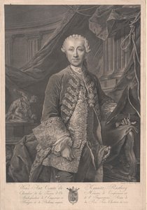 Wenzel Anton kníže z Kaunitz-Rietbergu od Artist Unknown