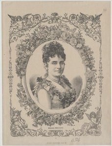 Wilhelmine Mitterwurzer (tisk) od Artist Unknown