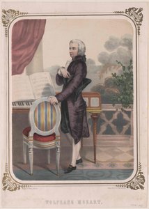 Wolfgang Amadeus Mozart od Artist Unknown