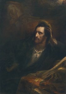 Faust ve své pracovně, podepsán a datován Ary Scheffer 1831 vpravo dole od Ary Scheffer
