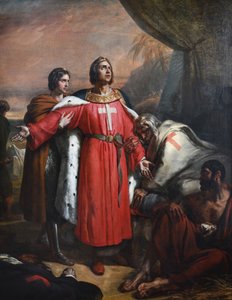francouzsky: Saint Louis visiterant les pestiférés od Ary Scheffer