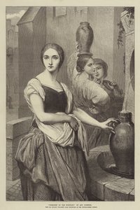 Markéta u fontány od Ary Scheffer