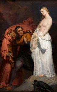 Marguerite drží své mrtvé dítě, c. 1846. od Ary Scheffer