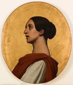 Portrét Pauline Viardotové jako svaté Cecílie od Ary Scheffer