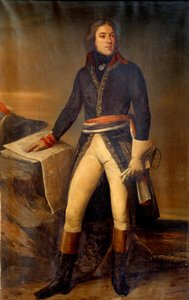 Portrét generála Lazara Louis Hoche (1768-1797) Obraz Ary Scheffer (1795-1858) 1835 Paříž, Muzeum armády od Ary Scheffer