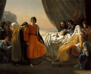 Smrt Saint Louis, c. 1817 od Ary Scheffer