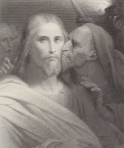 Jidášův polibek od Ary Scheffer