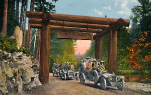 Vstup do národního parku Mount Rainier, c1916