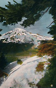 Mount Tacoma z Eagle Peak, Washington, c1916