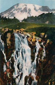 Myrtle Falls a Mount Rainier, c1916