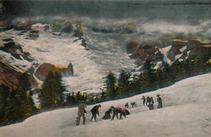Koulování v Paradise Valley v Midsummer, Mt. Rainier National Park, c1916