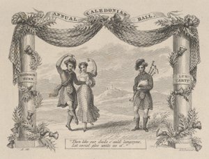Každoroční vstupenka na Caledonian Ball, 19. století. od Asher Brown Durand