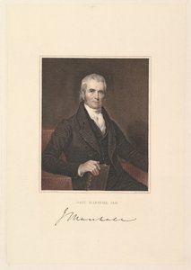Hlavní soudce John Marshall, 1833. od Asher Brown Durand