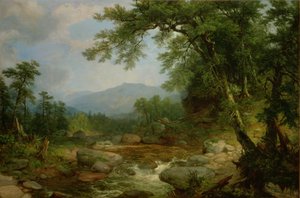 Monument Mountain, Berkshires, 1855-60 od Asher Brown Durand