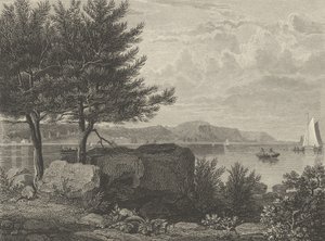 Weehawken, 1833. od Asher Brown Durand