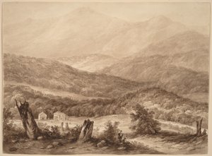 Bílé hory (?) od Asher Brown Durand
