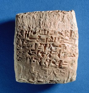 Tablet zaznamenávající prodej obilí z Kultepe, Turecko, Asyřan, 19. století před naším letopočtem (pálená hlína)