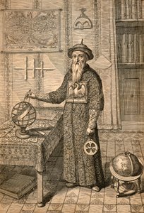 Jezuita Johann Adam Schall von Bell (1591-1666), předchůdce Ferdinanda Verbiesta, astronom na dvoře dynastie Ming v Nanjingu, v kostýmu mandarínky, z Číny monumentis