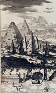 Pyramidy černých faraonů - v ""Sphynx mystagoga"" od Athanase Kircher od Athanasius Kircher