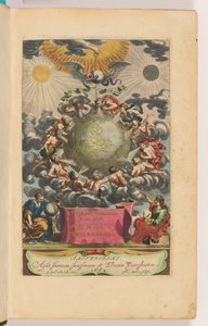 Titulní strana Mundus Subterraneus od Athanasius Kircher