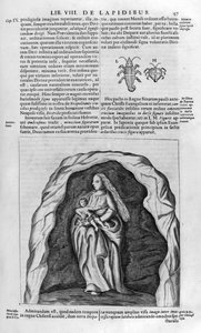 Panna a dítě, 1678 od Athanasius Kircher