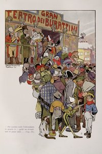 Ilustrace z Pinocchia
