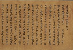 Daihannya-Gyo Sutra (verze Yakushi-ji) od Attributed to Zhang Sengyao