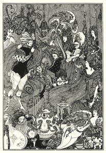 Jeskyně sleziny (rytina) od Aubrey (after) Beardsley