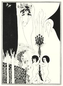 Herodovy oči (rytina) od Aubrey (after) Beardsley