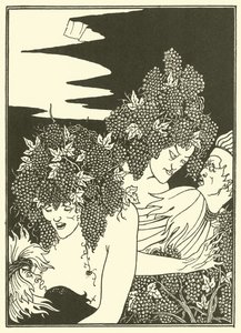 The Snare of Vintage (litografie) od Aubrey (after) Beardsley