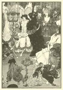 Helenin záchod (litografie) od Aubrey (after) Beardsley