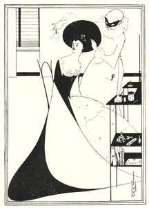 The Toilette of Salome (rytina) od Aubrey (after) Beardsley